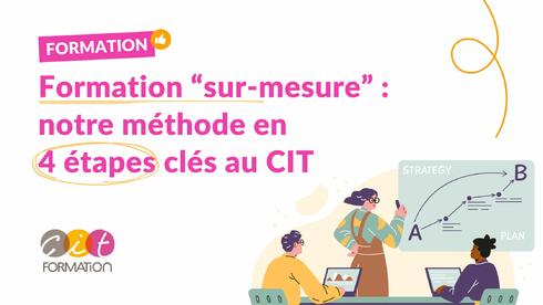 Formation "sur-mesure" : notre méthode en 4 étapes clés